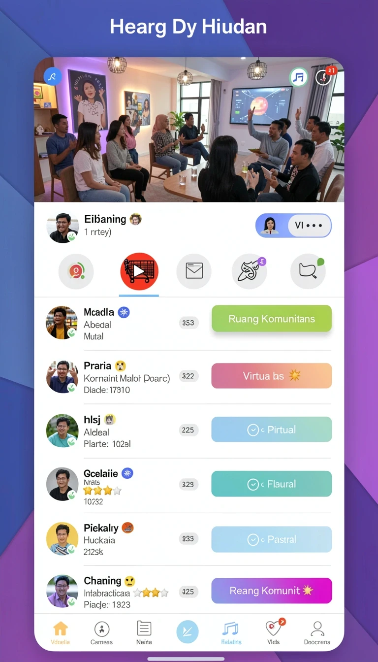 Galeri pratinjau visual halimtoto build APK resmi terbaru